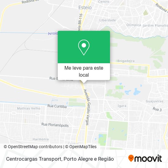 Centrocargas Transport mapa