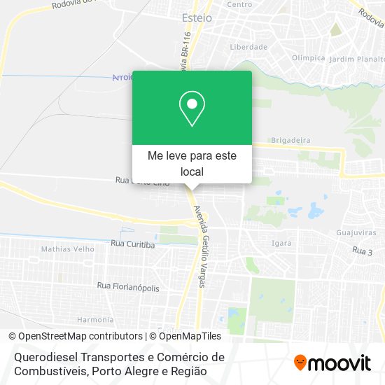 Querodiesel Transportes e Comércio de Combustíveis mapa