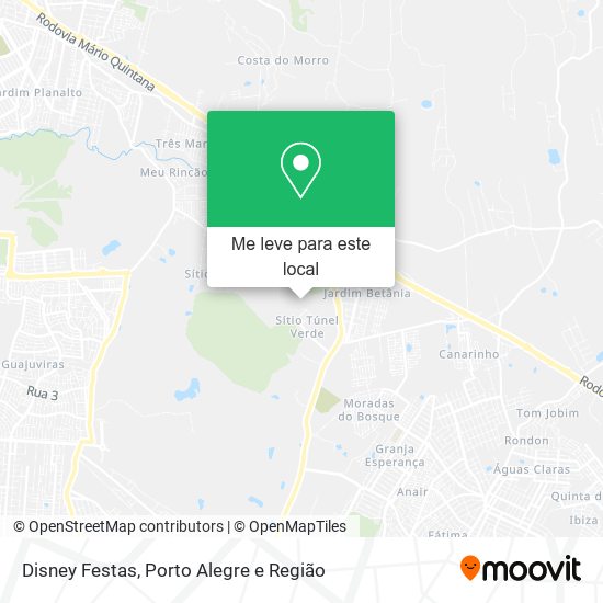 Disney Festas mapa