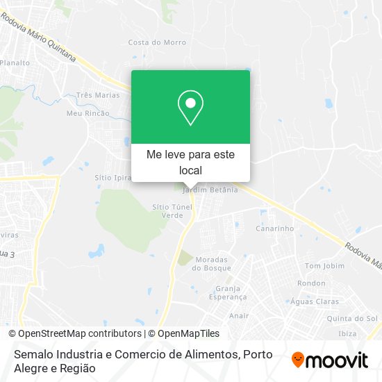Semalo Industria e Comercio de Alimentos mapa
