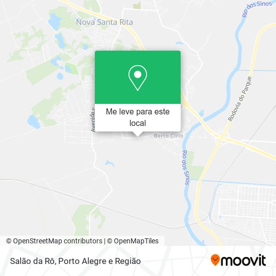 Salão da Rô mapa