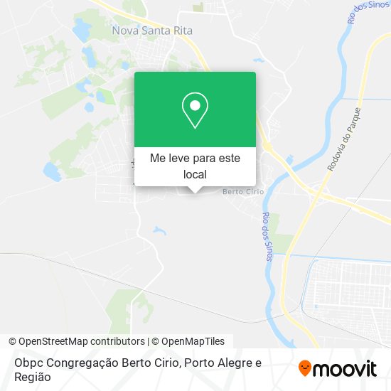Obpc Congregação Berto Cirio mapa