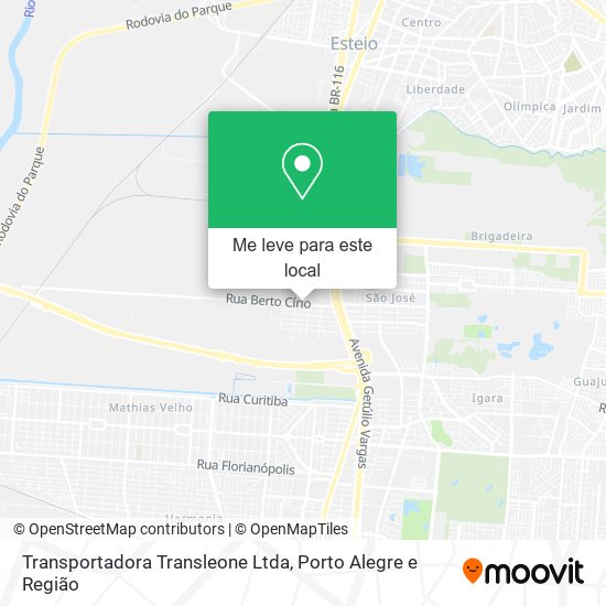 Transportadora Transleone Ltda mapa