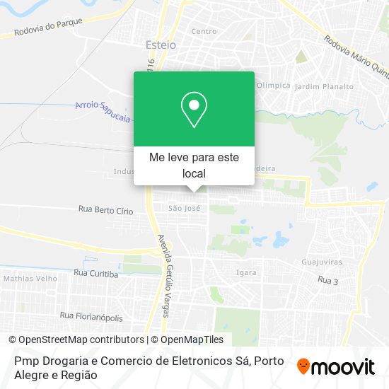 Pmp Drogaria e Comercio de Eletronicos Sá mapa