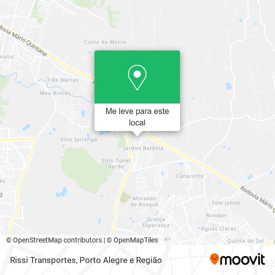 Rissi Transportes mapa