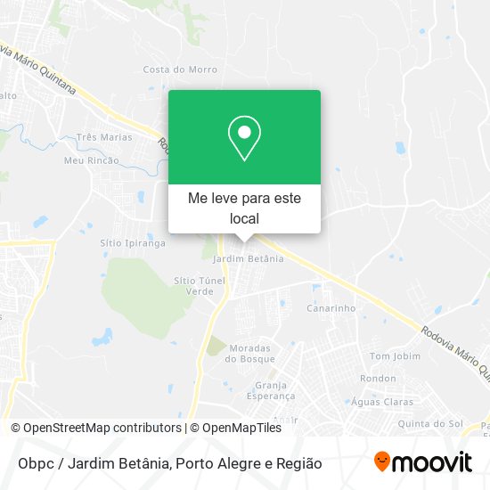 Obpc / Jardim Betânia mapa