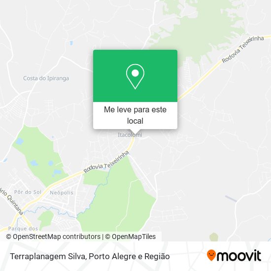 Terraplanagem Silva mapa