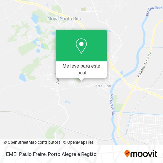 EMEI Paulo Freire mapa