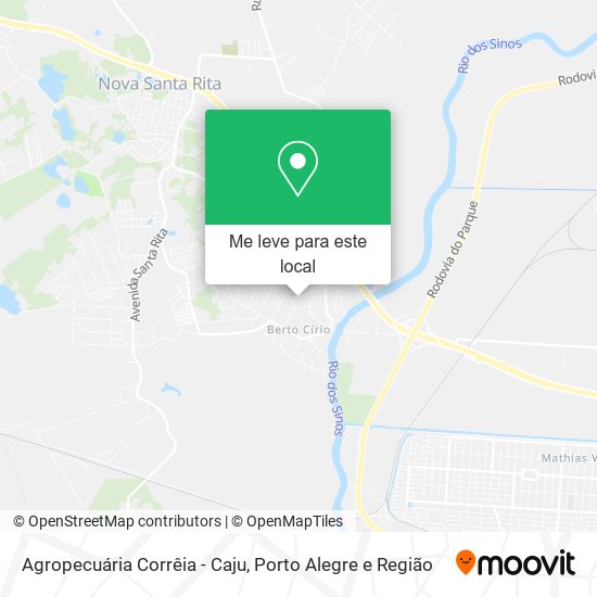 Agropecuária Corrêia - Caju mapa