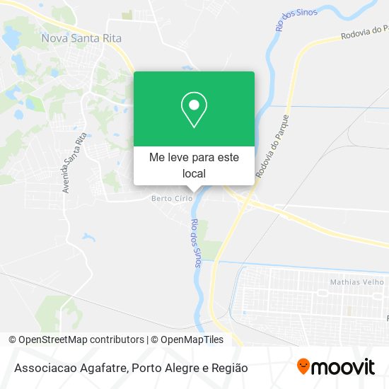 Associacao Agafatre mapa