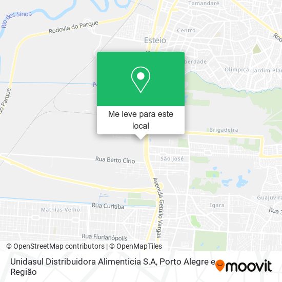 Unidasul Distribuidora Alimenticia S.A mapa