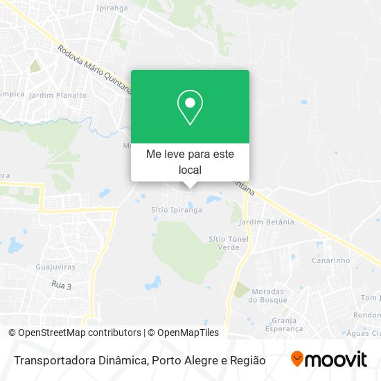 Transportadora Dinâmica mapa