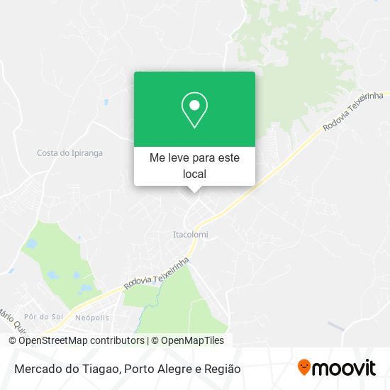 Mercado do Tiagao mapa