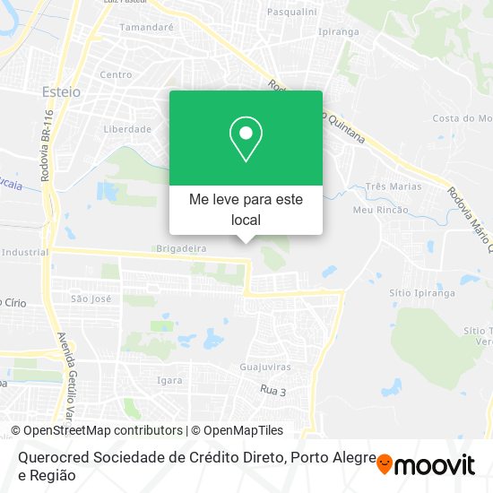 Querocred Sociedade de Crédito Direto mapa