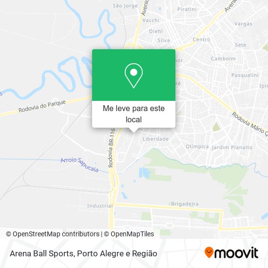 Arena Ball Sports mapa