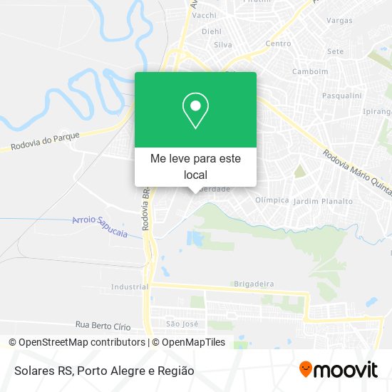 Solares RS mapa