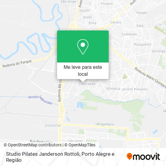 Studio Pilates Janderson Rottoli mapa