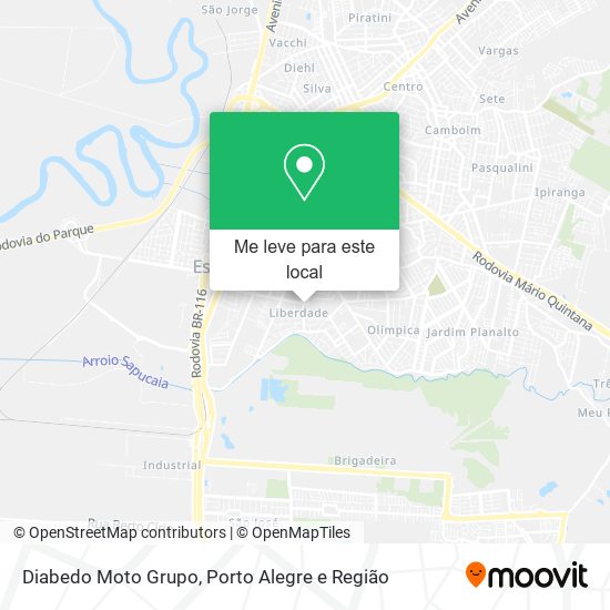 Diabedo Moto Grupo mapa
