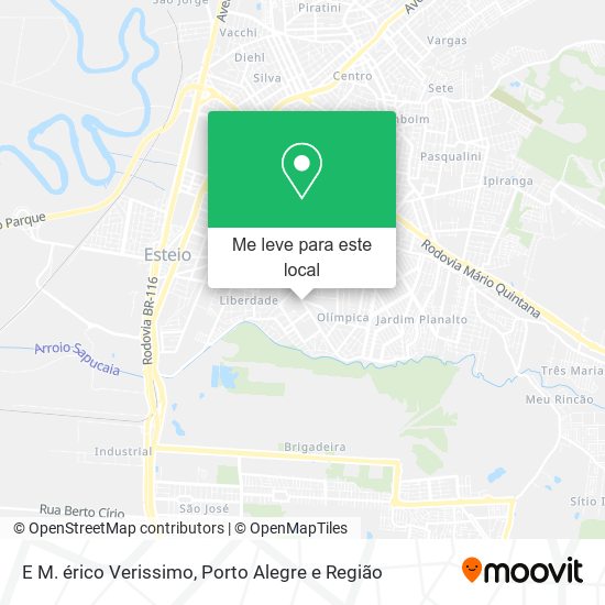 E M. érico Verissimo mapa