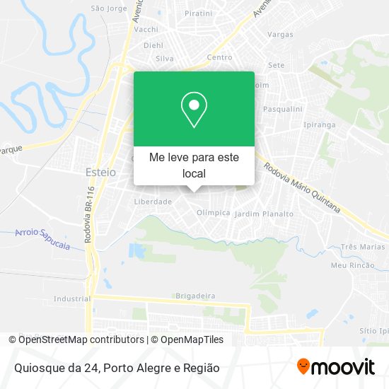 Quiosque da 24 mapa