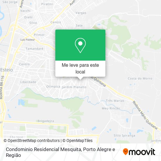 Condominio Residencial Mesquita mapa