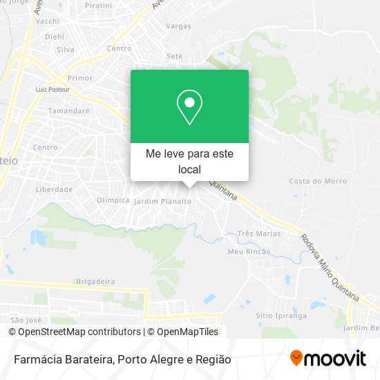 Farmácia Barateira mapa