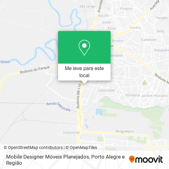 Mobile Designer Móveis Planejados mapa