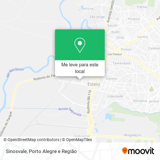 Sinosvale mapa