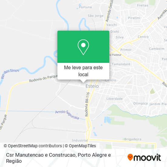 Csr Manutencao e Construcao mapa