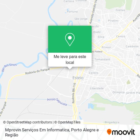 Mprovin Serviços Em Informatica mapa