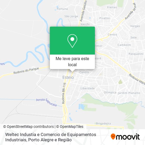 Weltec Industia e Comercio de Equipamentos Industriais mapa