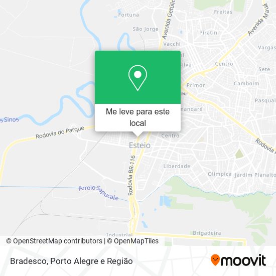 Bradesco mapa