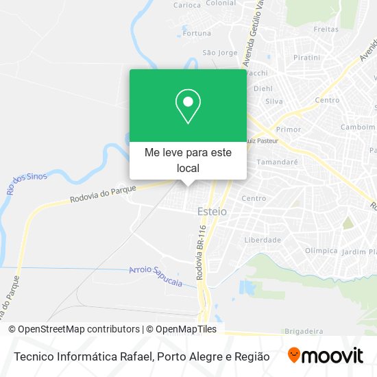 Tecnico Informática Rafael mapa