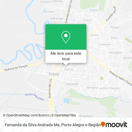 Fernanda da Silva Andrade Me mapa