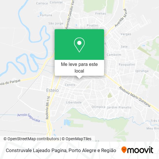 Construvale Lajeado Pagina mapa