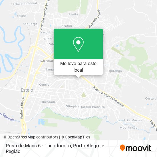 Posto le Mans 6 - Theodomiro mapa