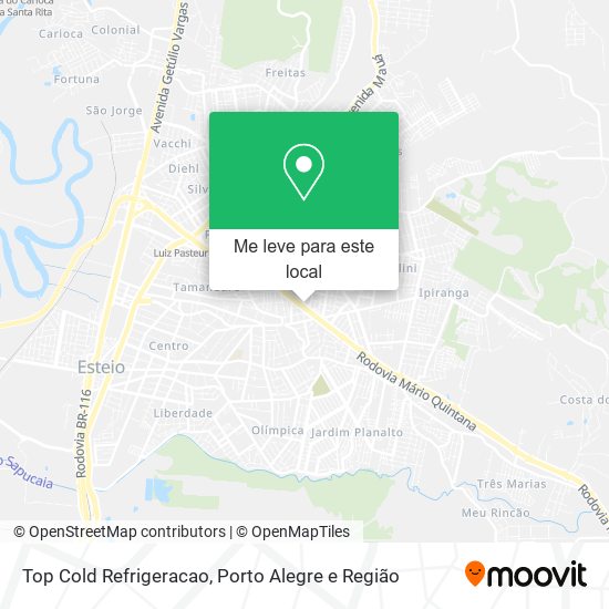 Top Cold Refrigeracao mapa