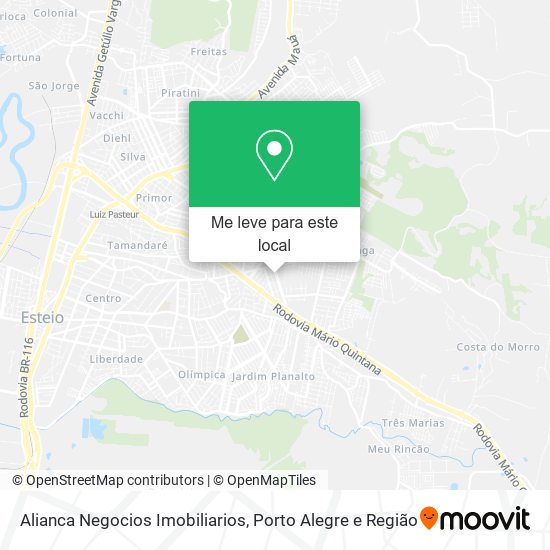 Alianca Negocios Imobiliarios mapa