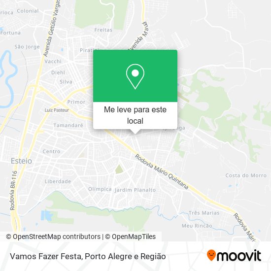 Vamos Fazer Festa mapa