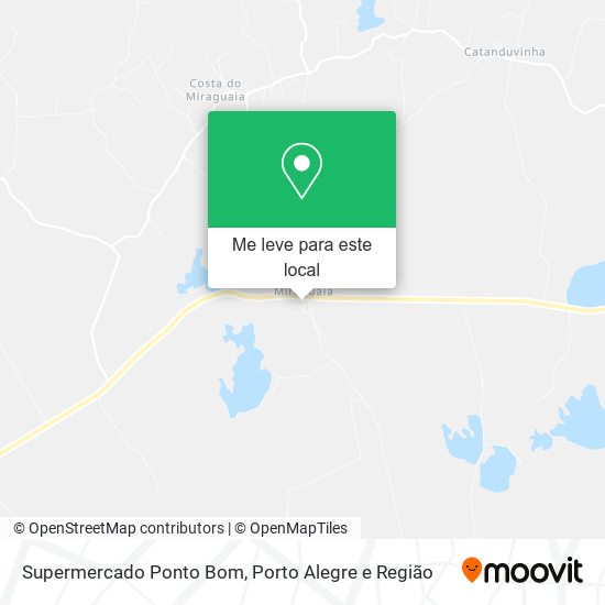 Supermercado Ponto Bom mapa