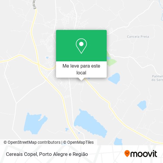 Cereais Copel mapa