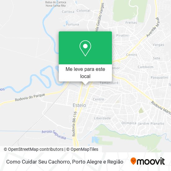 Como Cuidar Seu Cachorro mapa