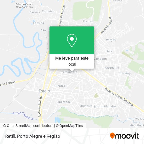 Retfil mapa