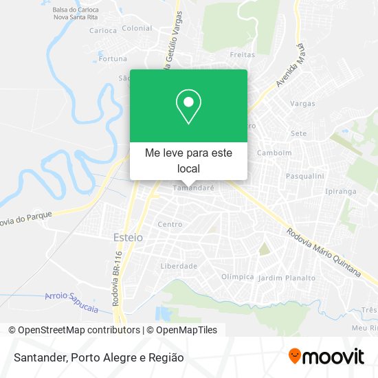 Santander mapa