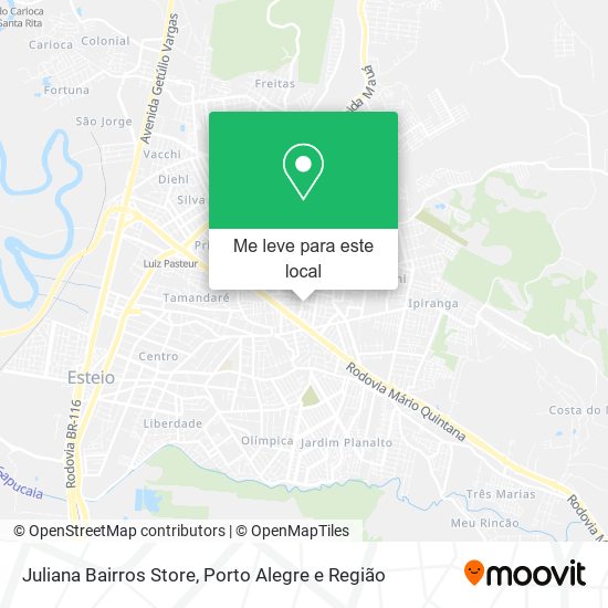 Juliana Bairros Store mapa