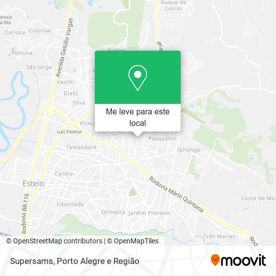 Supersams mapa