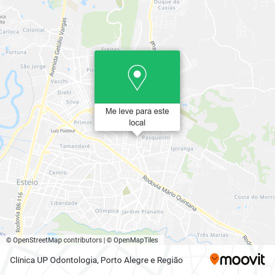 Clínica UP Odontologia mapa