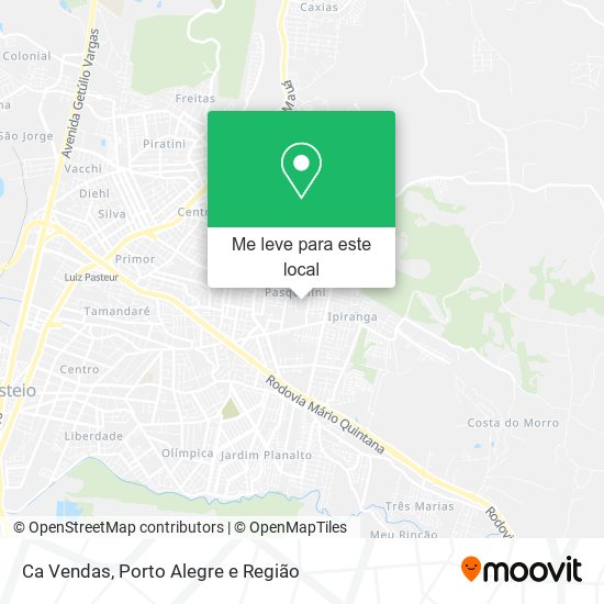Ca Vendas mapa