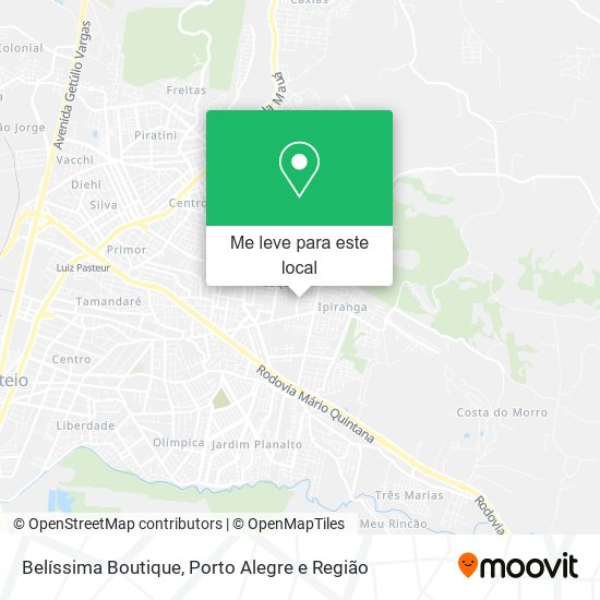 Belíssima Boutique mapa