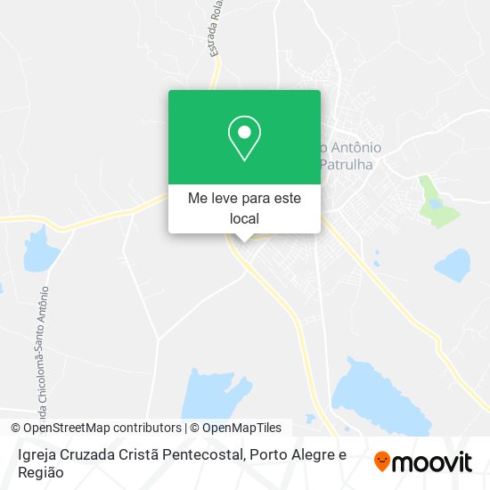 Igreja Cruzada Cristã Pentecostal mapa